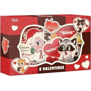 Funko Pop! Holiday Cards Villainous Valentines 8 Double Sided Cards &‎ Envelopes